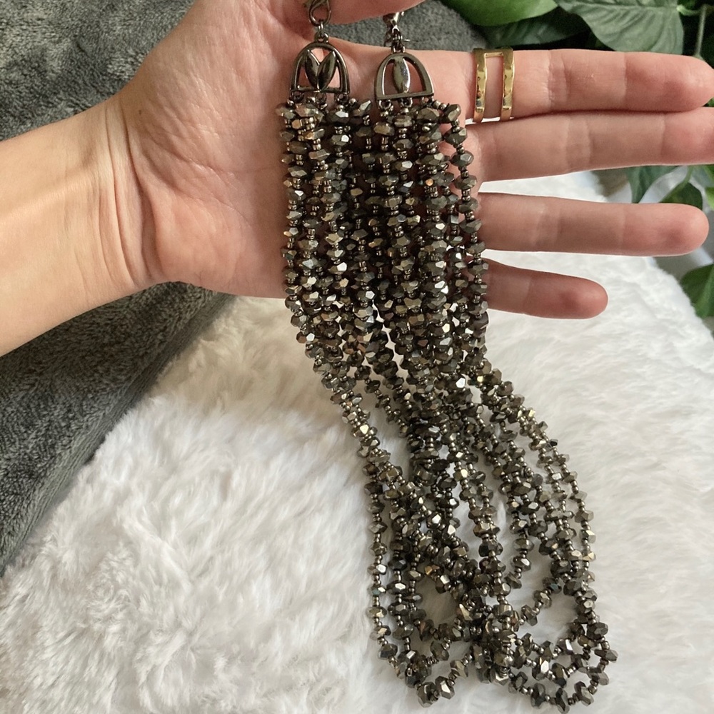 GRAPHITE CHOKER NECKLACE